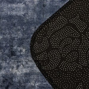 Коврик для дома Доляна «Мэни», 50x80 см, синий