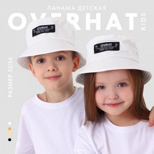 Панама детская OVRHT, белая, р-р 54