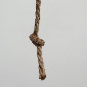 Домик для кошек с когтеточкой круглый, джут, 35 х 35 х 64 см, серый