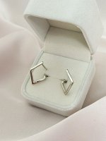 Серьги &quot;Серебряные грани&quot; (А10)
