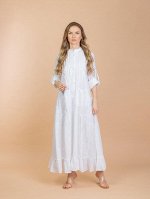 Платье (хлопок) с вышивкой №25-387-1