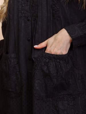 Платье (хлопок) с вышивкой №24-387-2