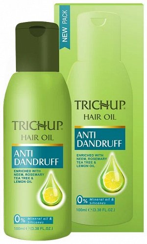 Масло для волос Тричуп Против Перхоти, Hair oil TRICHUP Anti Dandruff VASU 100 мл