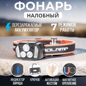 Налобный фонарь с активацией жестом Induction Headlight NF-852