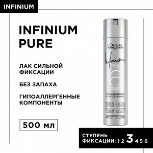 Лореаль Профессионель Лак Pure Strong сильной фиксации, 500 мл (L'oreal Professionnel, Стайлинг)