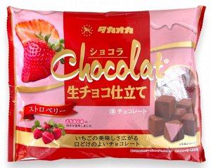 Конфеты шоколадные клубничные, TM Takaoka пакет 140г