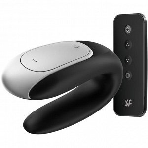 ВИБРОМАССАЖЕР ДЛЯ ПАРЫ SATISFYER DOUBLE FUN BLACK