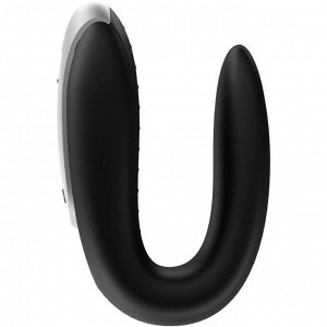 ВИБРОМАССАЖЕР ДЛЯ ПАРЫ SATISFYER DOUBLE FUN BLACK