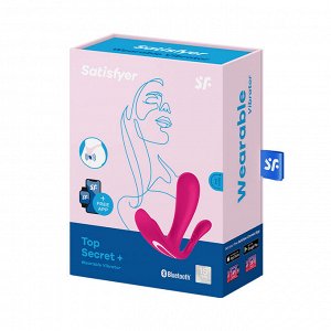 ВИБРАТОР SATISFYER TOP SECRET+ CONNECT APP PINK