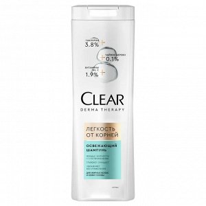 Шампунь для волос Клеар Легкость от корней Clear Derma Therapy 380 мл