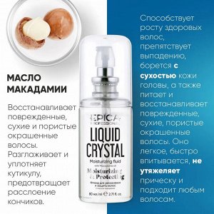 Epica Профессиональный Флюид для увлажнения и защиты сухих волос EPICA Liquid Crystal 80 мл