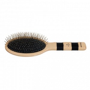 Щетка для животных DEWAL Pro Grooming с ручкой, с металлическими штифтами