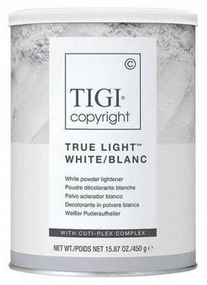 TIGI TRUE LIGHT WHITE Универсальный обесцвечивающий порошок 450гр/Арт-68457203/12шт/431148,163232