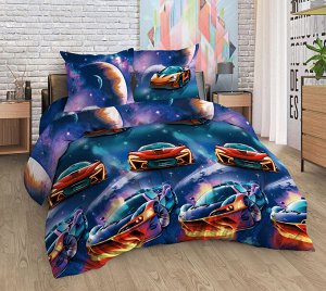 Постельное бельё бязь Гонки