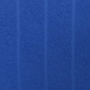 Салфетка махровая универсальная 30х60 см, синий, 280 г/м2, хл 100%