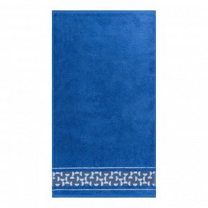 Полотенце махровое Di fronte, 70х130см, цвет синий, 460г/м, хлопок