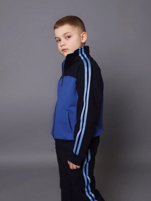 Спортивный костюм К036 Василек-Темно-Синий
