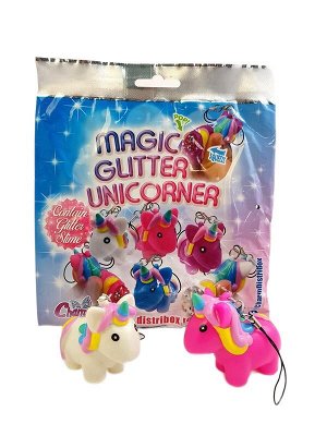 ПИ ИГРУШКА MAGIC GLITTER UNICORNER брелок- сверкающий единорог
