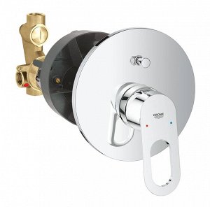 Смеситель для ванны GROHE BAU LOOP 29081000 (хром)