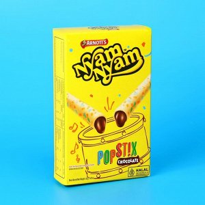 Бисквитные палочки Nyam Nyam Popstix со вкусом шоколада, 48 г