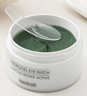 Heimish Гидрогелевые патчи для глаз восстанавливающие с матчей Eye Patch Matcha Biome Hydrogel, 60 шт