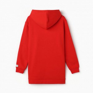 Худи женское с начёсом MIST Cozy style, красный