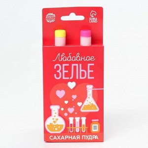 Конфета сахарная пудра «Любовное зелье» на подложке, 2 шт.