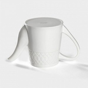 Чайник фарфоровый заварочный Magistro Argos, 1,4 л, цвет белый