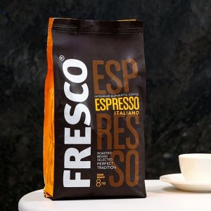 Кофе FRESCO ESPRESSO ITALIANO 900 г, зерно, пакет