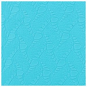Коврик для фитнеса и йоги ONLYTOP, нескользящий, 183x61x0.6 см, цвет серый/голубой