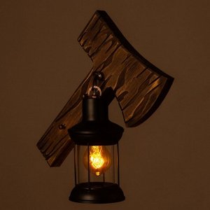 Бра «Ретро топор» Е27 40 Вт черный 33x10x40 см