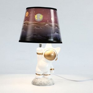 Детская настольная лампа "Кот Космонавт"