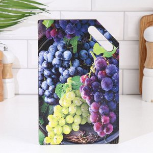 Доска разделочная "Сочный виноград" 27х18 см