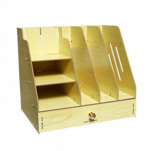 Органайзер-подставка настольный, deVENTE. WoodFort, 32,6 x 23,9 x 29,1 см, МДФ, картонная коробка