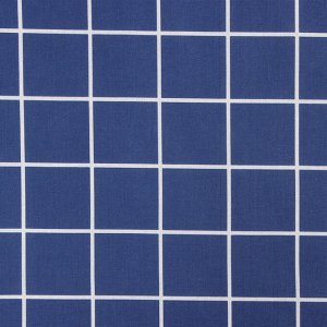 Простыня 1,5сп Экономь и Я "Таттерсол" цв.синий, 150*215±3 120 гр/м2,100%хлопок,бязь