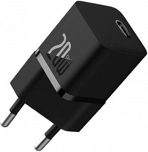 Сетевое зарядное устройство-1USB-C Baseus GaN5 Fast Charger(mini) 20W черный (CCGN050101)