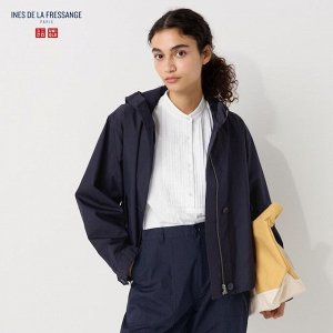 UNIQLO - укороченная парка оверсайз - 69 NAVY