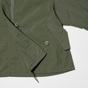 UNIQLO - укороченная парка оверсайз - 56 OLIVE