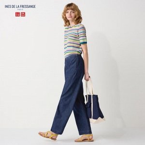 UNIQLO - джинсовые брюки из легкого денима - 69 NAVY