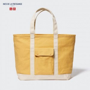 UNIQLO - вместительная холщовая сумка-тоут - 46 YELLOW