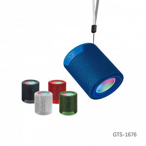 Портативная колонка с подсветкой, LED Portable Mini Speaker GTS-1676