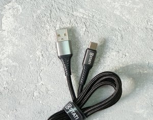 Кабель Kstati KS-011 Type-C - USB черный, 1м recommended
