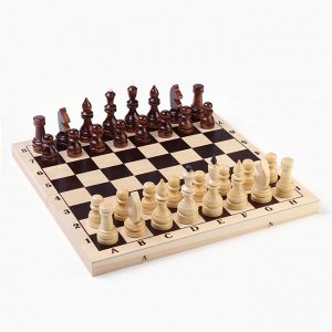 Шахматыроссмейстерские, турнирные, утяжелённые, 40х40 см, король h=10.5 см, пешка 5.3 см