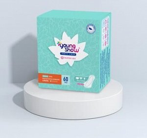 Young Show USA time Multiform Waterlily прокладки е/дн (60шт) гигиенич. 15,5см карт./уп 1 уп. / 20шт / 26350 / 263507