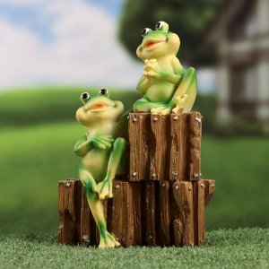 Фигурка полистоун TAKE IT EASY «Лягушки дружочки», 10x16x22 см