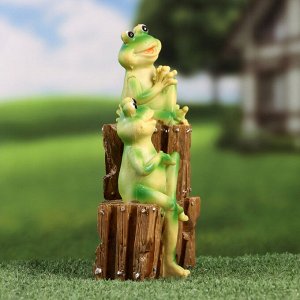 Фигурка полистоун TAKE IT EASY «Лягушки дружочки», 10x16x22 см