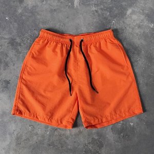Мужские летние шорты, свободного кроя, оранжевый