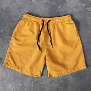 Мужские летние шорты, свободного кроя, желтый
