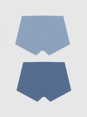 Трусы мужские боксеры набор (2 шт.) в серо-голубом и синем цветах
