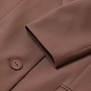 Пиджак женский MINAKU: Classic цвет коричневый